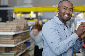 mid section of supervisor looking at camera