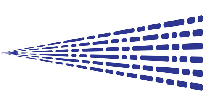 Retro style abstract dotted lines pattern with halftone effect. Vector illustration.