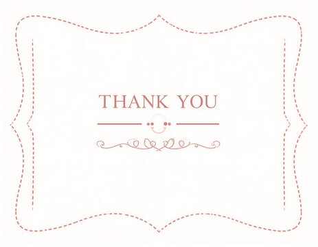 A simple, elegant thank you note graphic - Powered by Adobe
