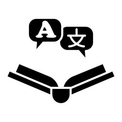 language book Solid icon