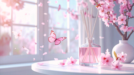 さくらのリードディフューザー