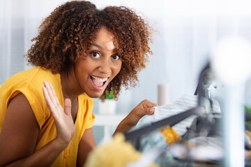 beautiful woman happy and smiling