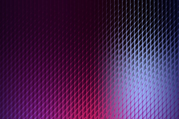 A mesmerizing display of geometric patterns with a gradient of purple, red, and blue hues, creating a visually stunning and dynamic composition