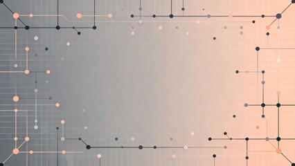 Abstract digital circuit pattern