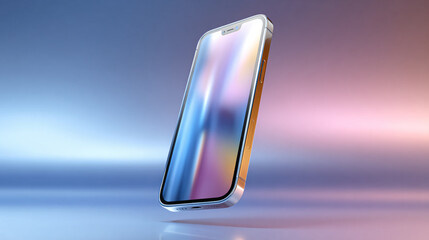 Modern smartphone with a sleek design and vibrant screen display.