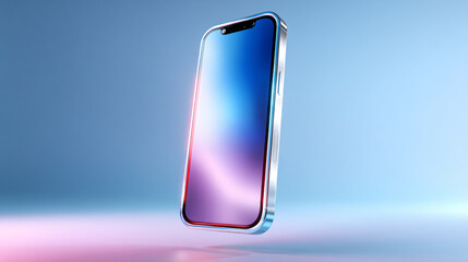 Modern smartphone with a sleek metal frame and vibrant display.