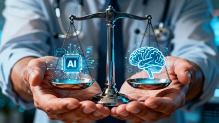 Balance between AI and human brain