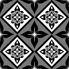 Abstract ethnic geometric pattern design for background or Wallpaper.