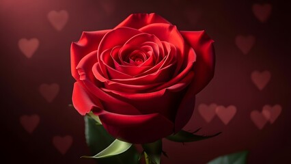 red rose background romantic design, luxury roses love concept with bokeh, classic floral background, romantic rose wallpaper for celebration, elegant themed