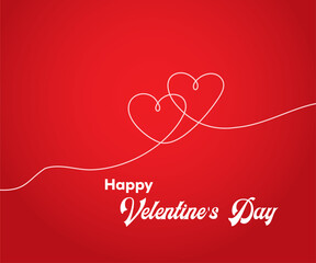 Happy Valentine's   heart, line love 