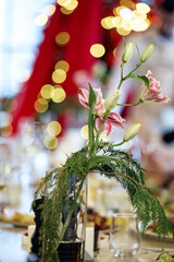 decorated christmas tree with candles