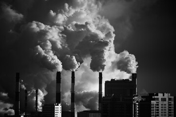 smoke from the chimney