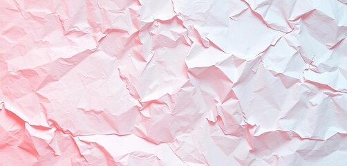 Close-up of a crumpled sheet of white paper, texture details visible,  high resolution,  copy space