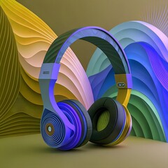 Colorful abstract circle background design