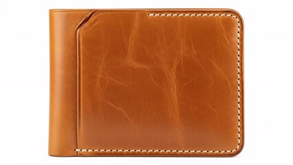 Leather wallet shines brightly with smooth and clean texture