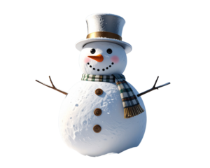 3D Snowman