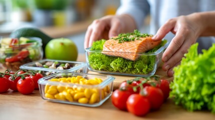 Healthy Meal Prep Tools for a Balanced Eating Mindset with Fresh Ingredients