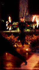 Vertical Film Burn Transition 04