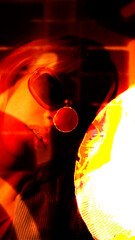 Vertical Film Burn Transition 05