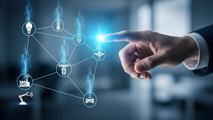 Interactive network visualization