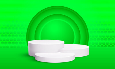 Abstract Background Gradient Color Vector EPS 3D Podium