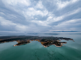 Aerial view of Beysehir Lake.