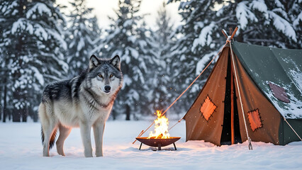 The Hearth in the Snow