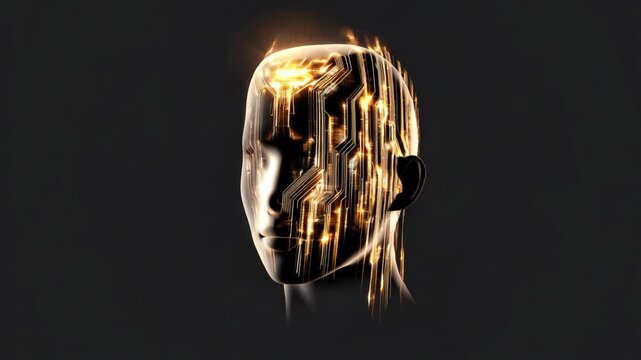 Creation of stunning visual representations that blend human forms with digital elements, showcasing the future of art and technology
