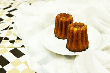 traditional French cannelli pastries for dessert