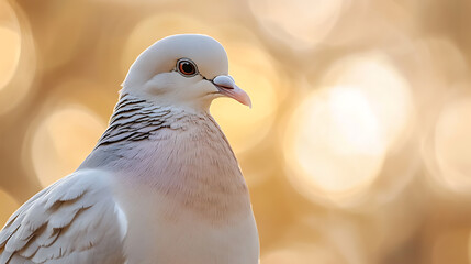 white dove in the park