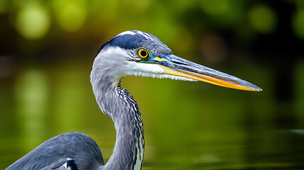grey heron ardea cinerea