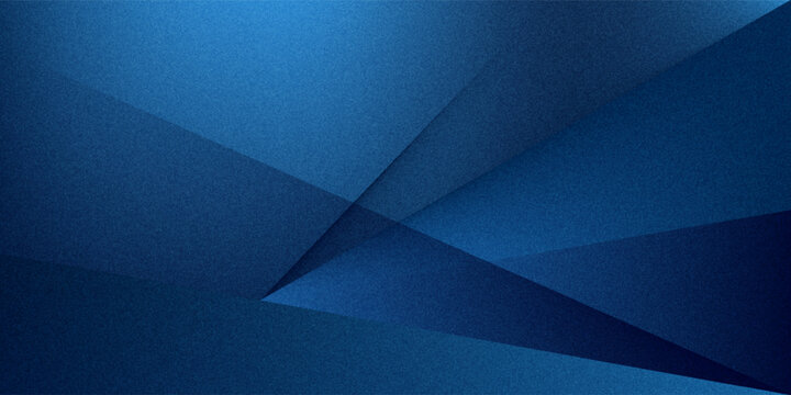 Black dark navy blue silver abstract pattern background. Geometric shape. Line triangle angle fold polygon diamond 3D. Color gradient ombre. Rough