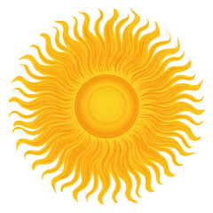 sun vector illustration