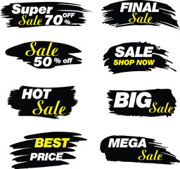 set of discount labels
