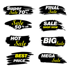 set of discount labels
