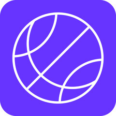 Basketball icon style © designing ocean