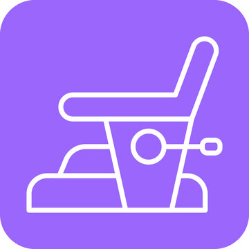 Electric Chair icon style