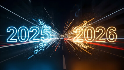 High Speed Motion New Year 2026 Transition