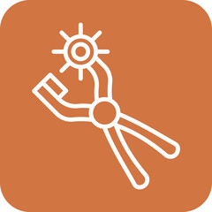 Leather Punch icon style