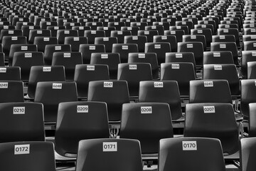 Obraz premium empty seats in a stadium