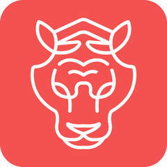 Lion icon style © designing ocean