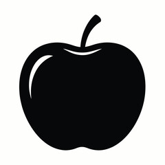 Single apple illustration