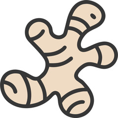 ginger vector illustration