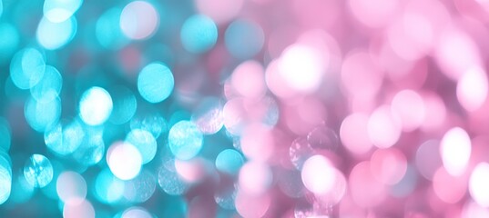 Obraz premium Delicate Springtime Dreamscape with Blurry Light and Soft Bokeh Effects in Feminine Pastel Colors