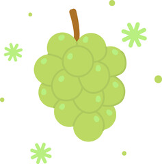 Cute Green Grape