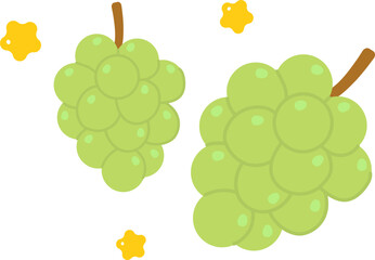 Cute Green Grape