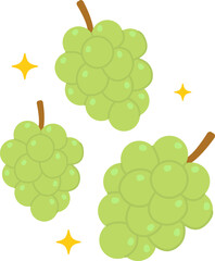 Cute Green Grape
