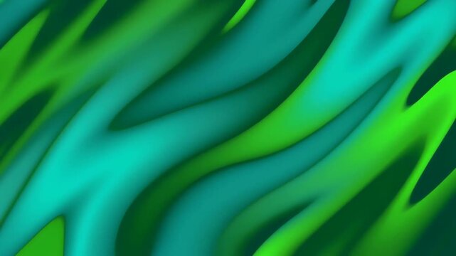 Liquid gradient flow with emerald green and turquoise colors, organic fluid motion, elegant abstract background