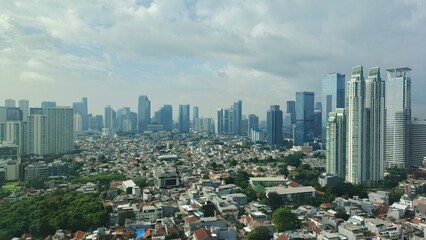 Jakarta, Indonesia &ndash; December 22, 2025: A cityscape view of Indonesia capital city Jakarta