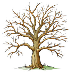 vector tree silhouette